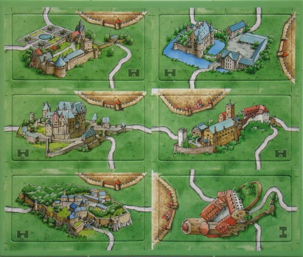 Carcassonne: Castles in Germany
