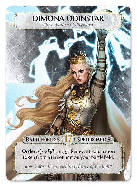 Ashes: Dimona Odinstar Promo Cards
