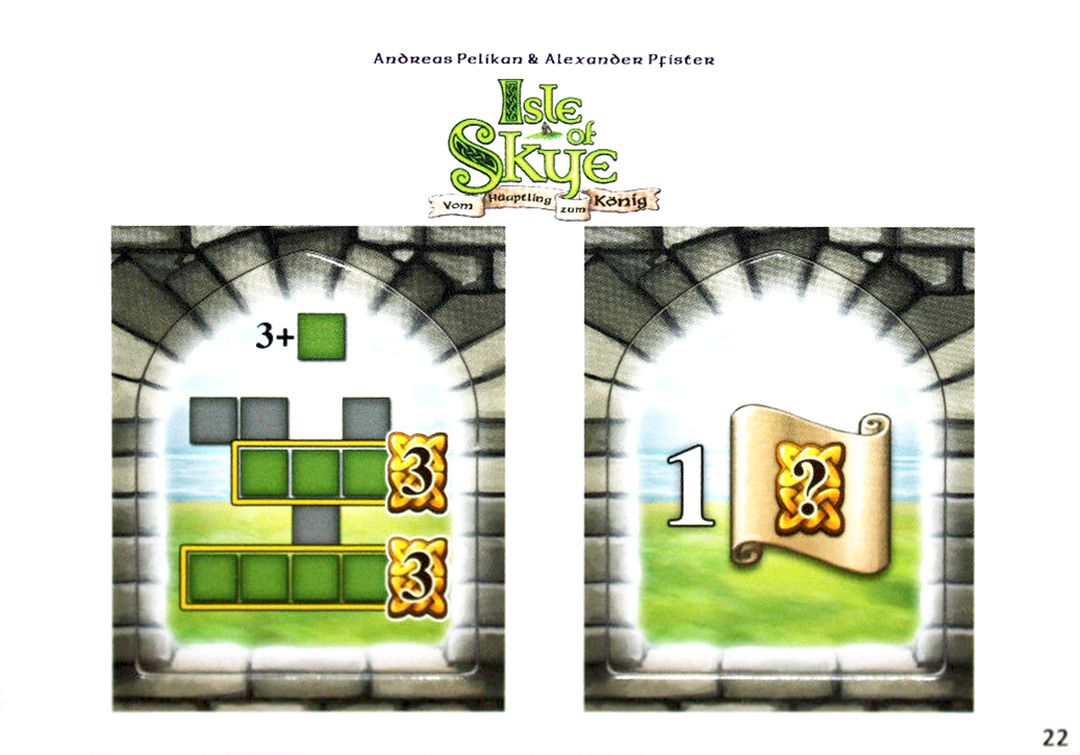 Isle of Skye: From Chieftain to King – Brettspiel Adventskalender 2015 Promo Tiles
