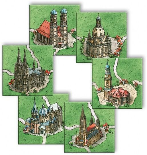 Carcassonne: German Cathedrals