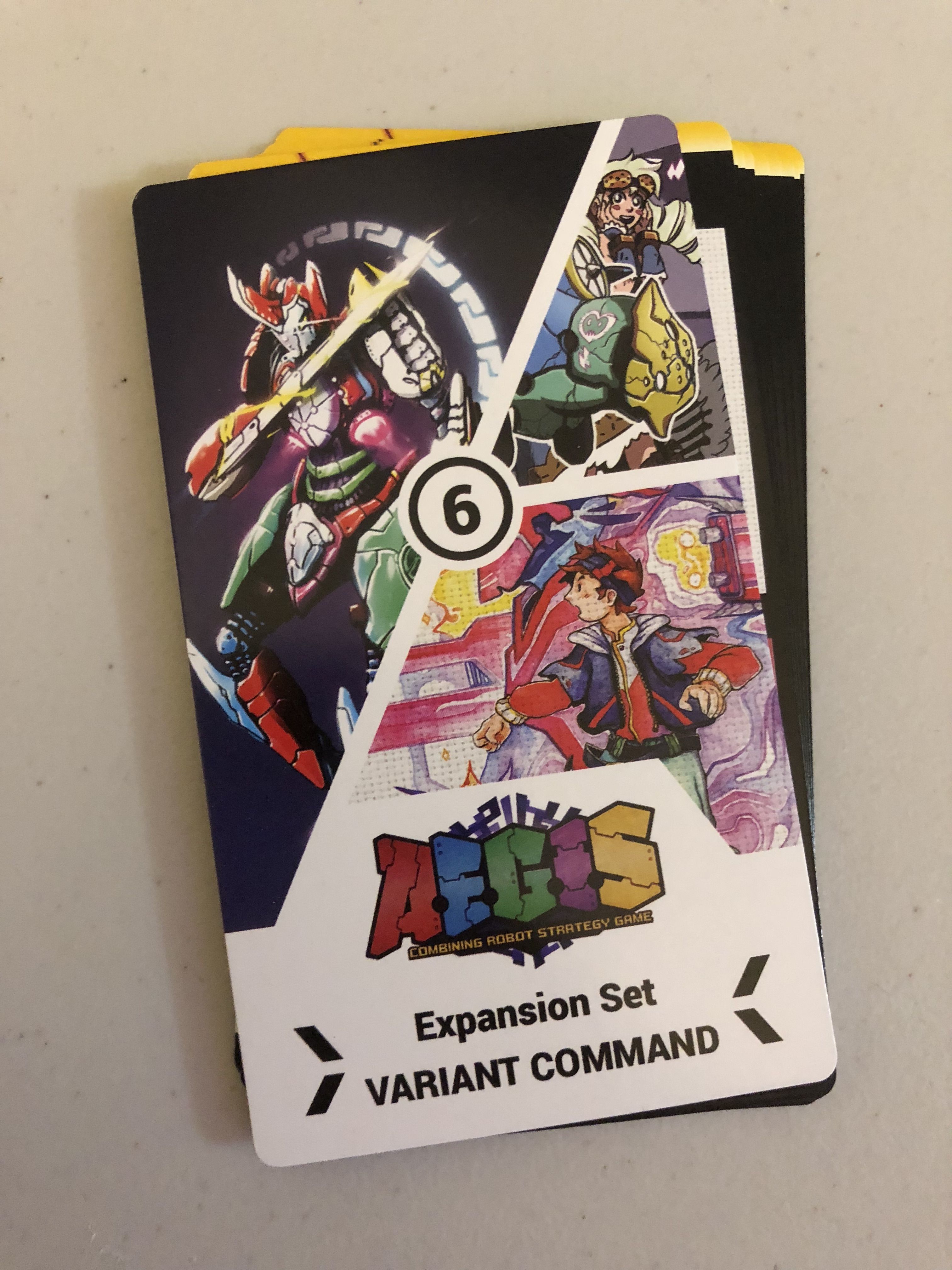 A.E.G.I.S.: Combining Robot Strategy Game – Variant Command Expansion