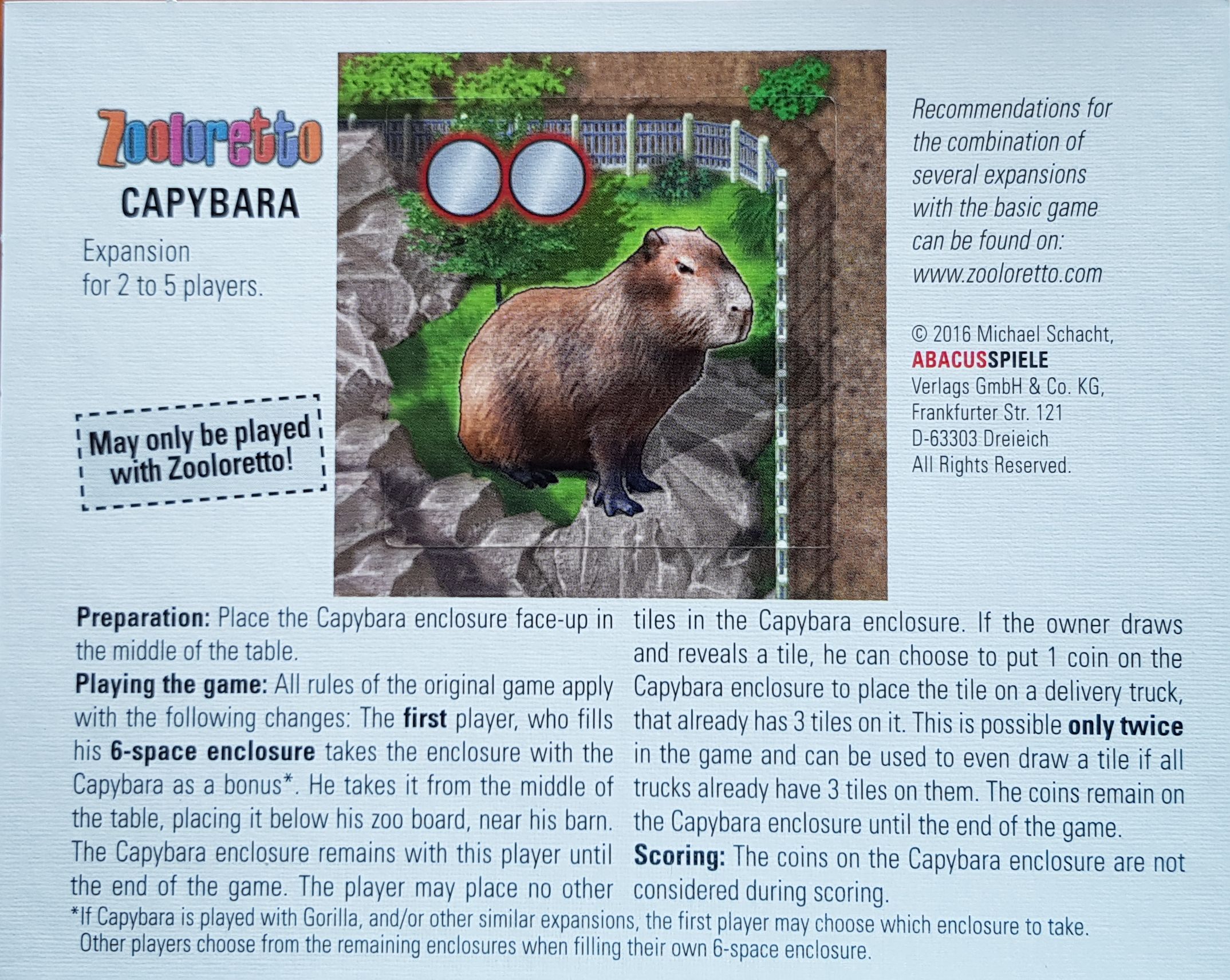 Zooloretto: Capybara