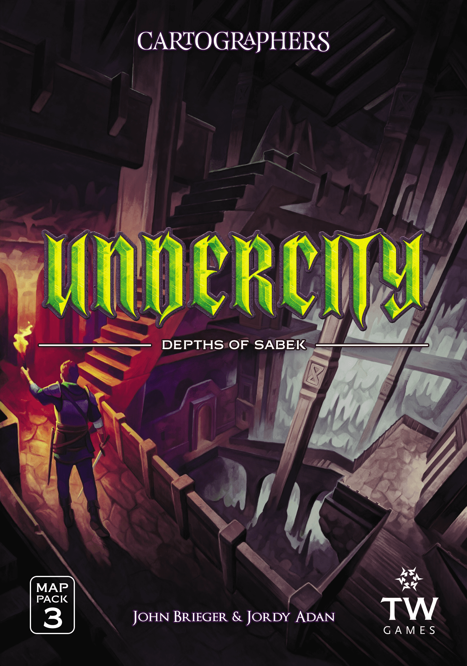 Cartographers: Map Pack 3 – Undercity: Depths of Sabek