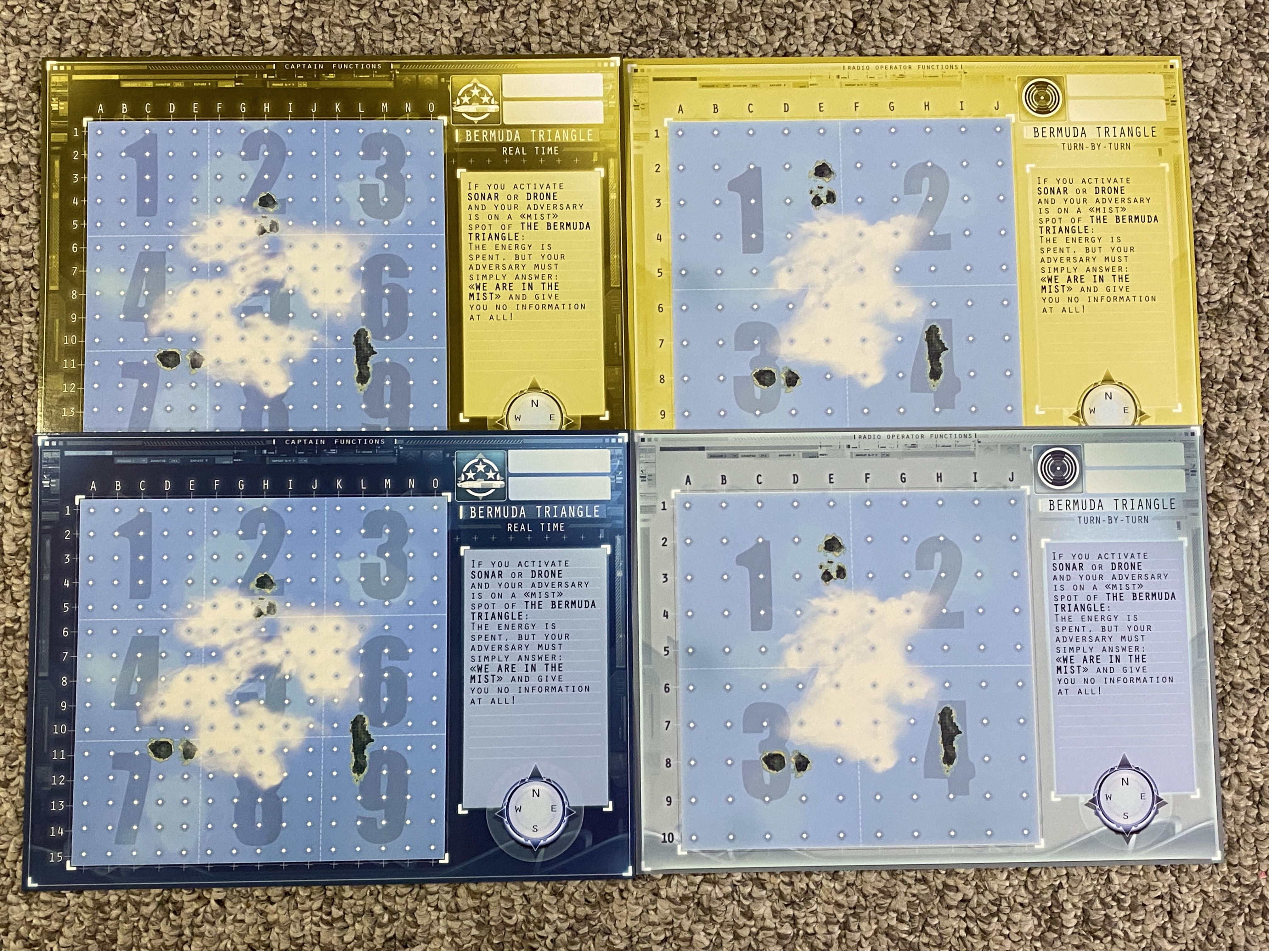 Captain Sonar: Bermuda Triangle Map