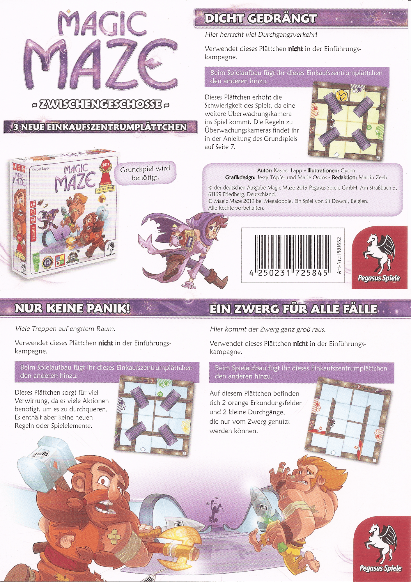 Magic Maze: Zwischengeschosse