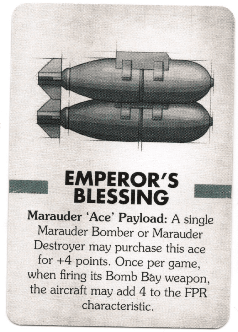 Aeronautica Imperialis: Wings of Vengeance – Emperor's Blessing Card
