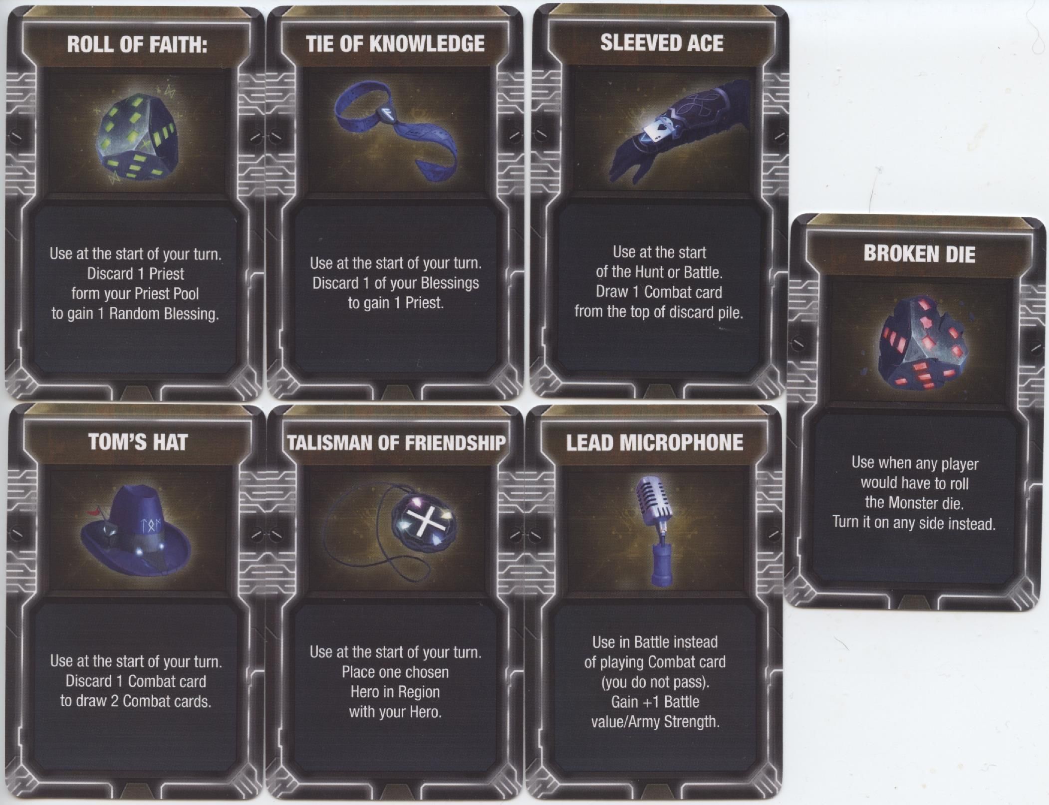 Lords of Hellas: Dice Tower Promo Artifact Cards