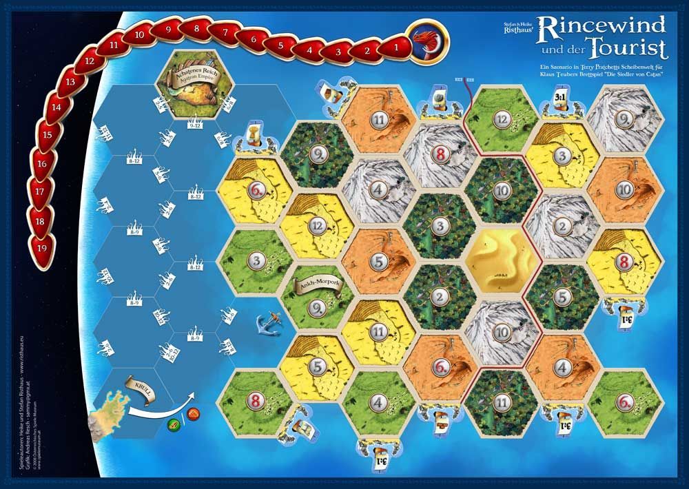 Die Siedler von Catan: Rincewind und der Tourist / Die Gilden von Ankh-Morpork