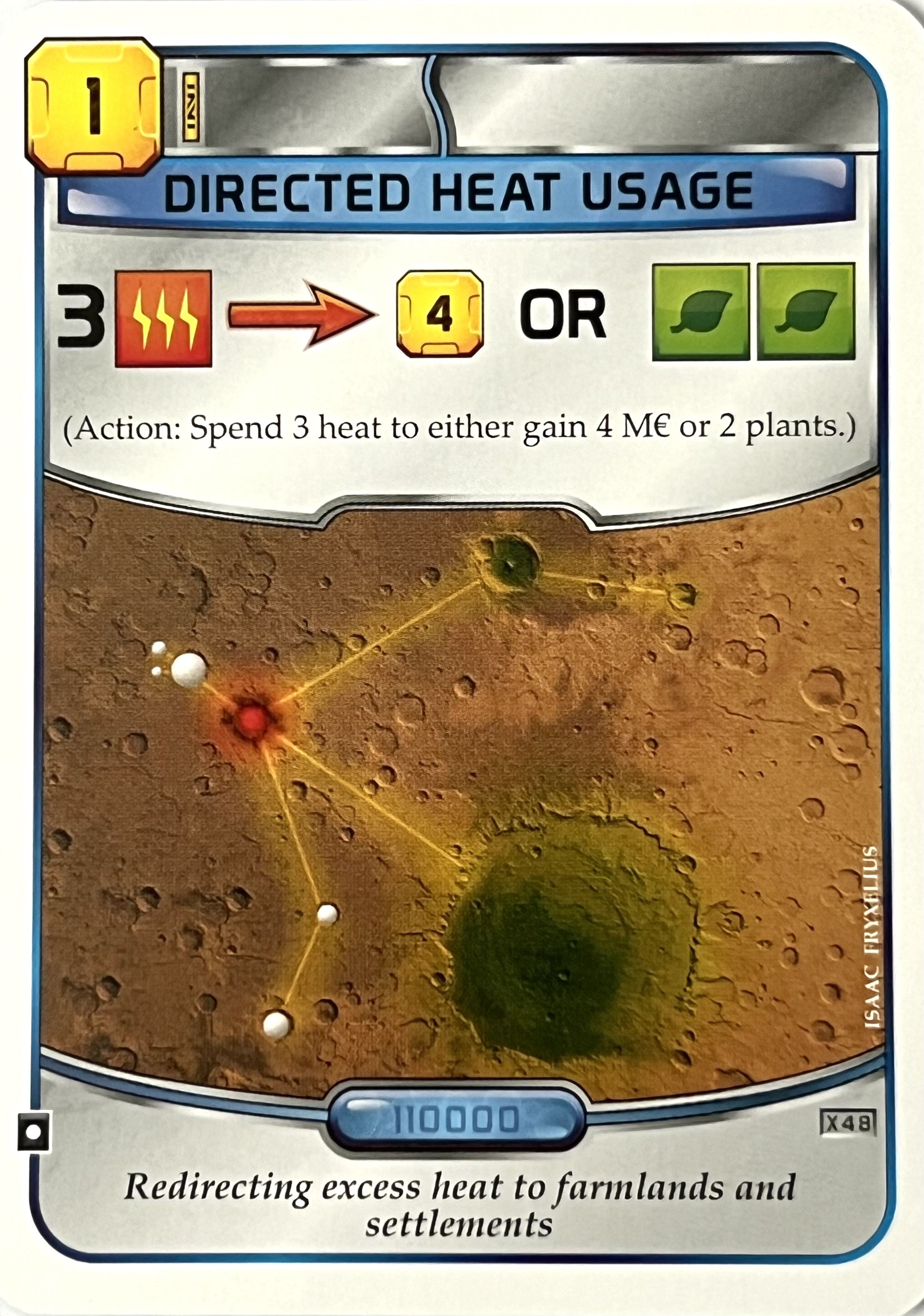 Terraforming Mars: Directed Heat Usage Promo Card