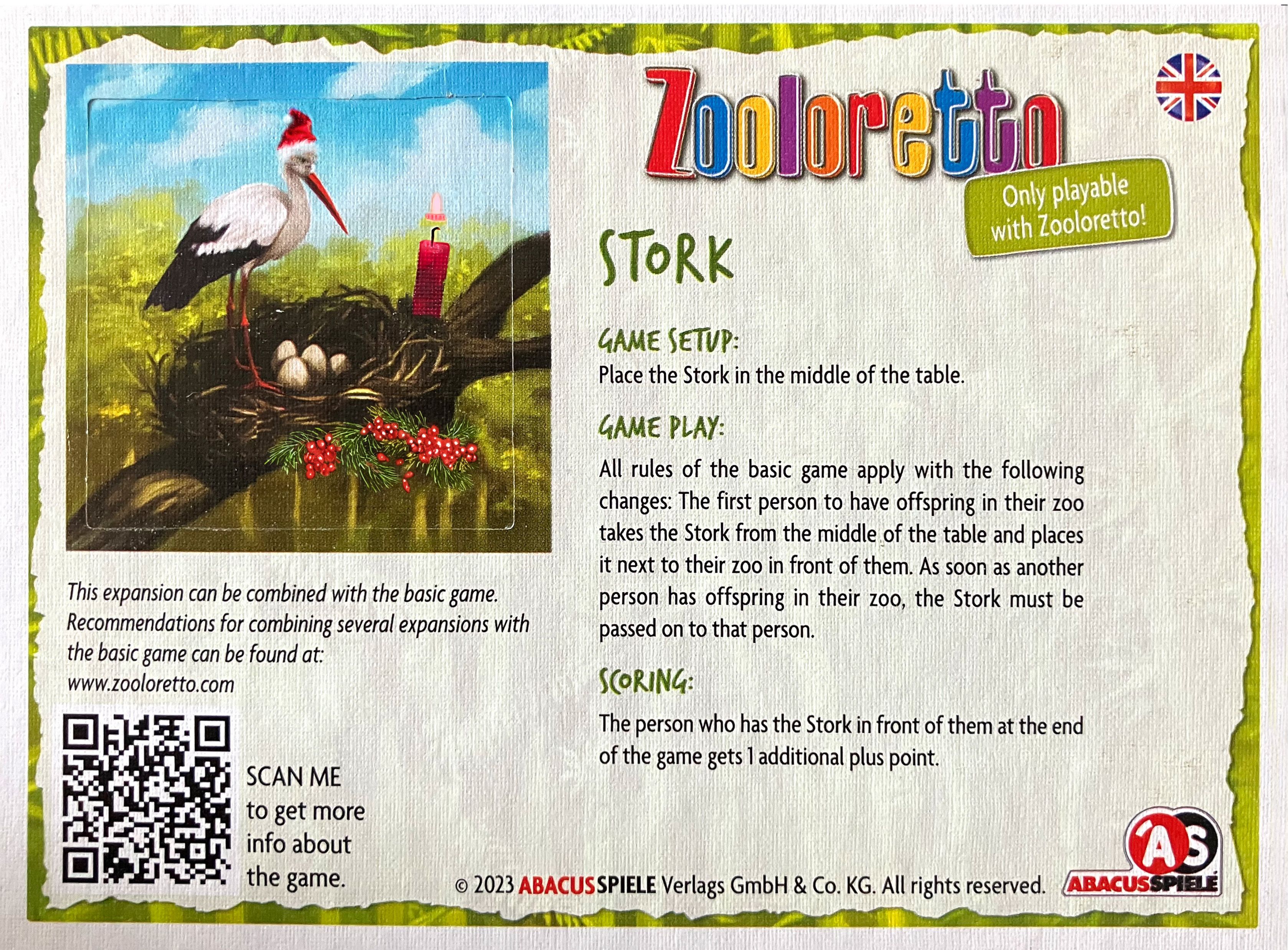 Zooloretto: Stork